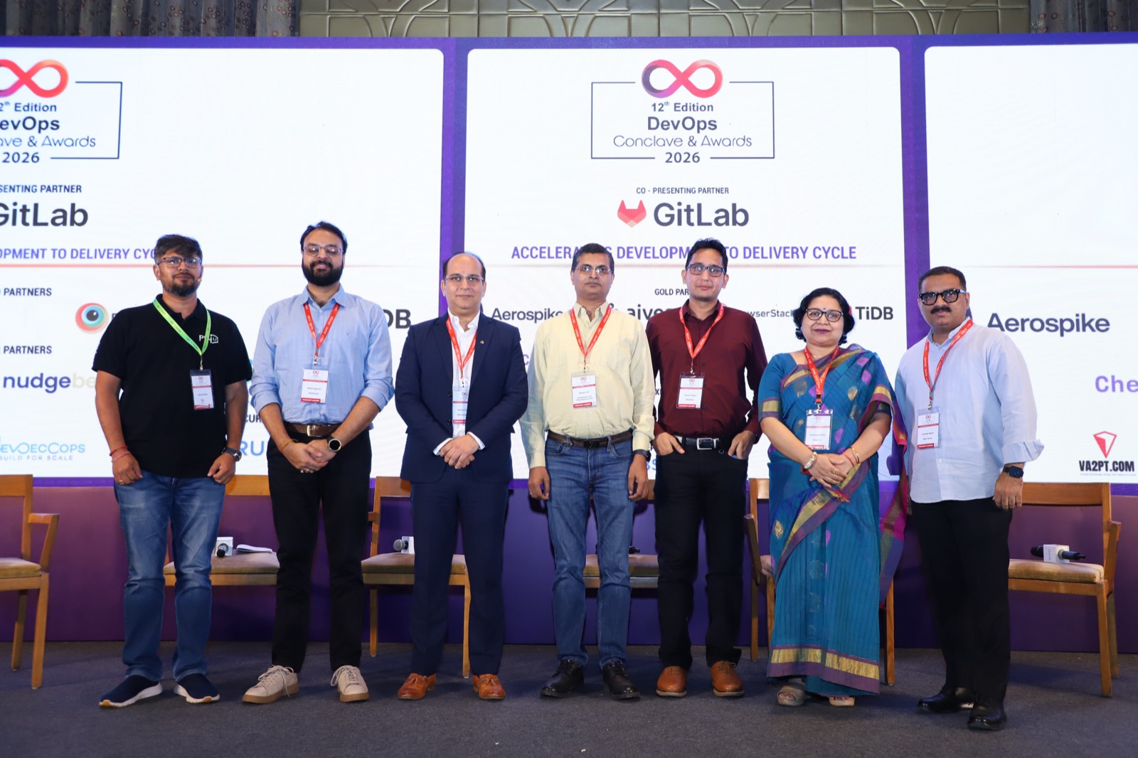 Panelists group photo at the 12th DevOps Conclave & Awards 2026