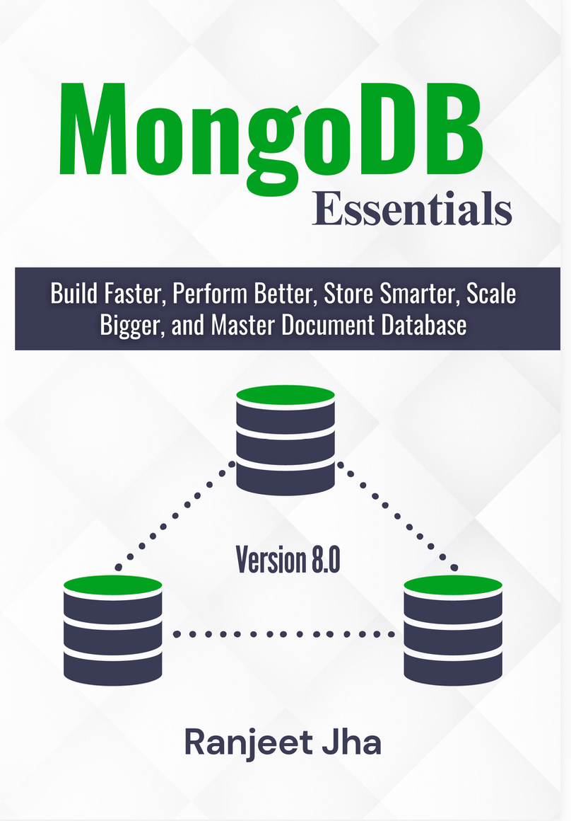 MongoDB Essentials book cover — Ranjeet Jha